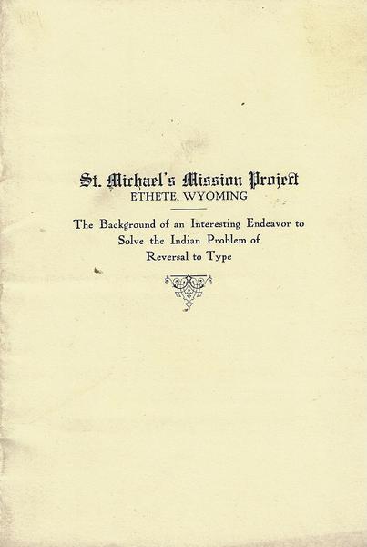 ST. MICHAEL'S MISSION PROJECT