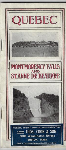 QUEBEC. MONTMORENCY FALLS AND ST. ANNE DE BEAUPRE