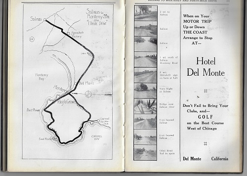 CALIFORNIA PICTORIAL MILEAGE ROAD BOOK – 1915