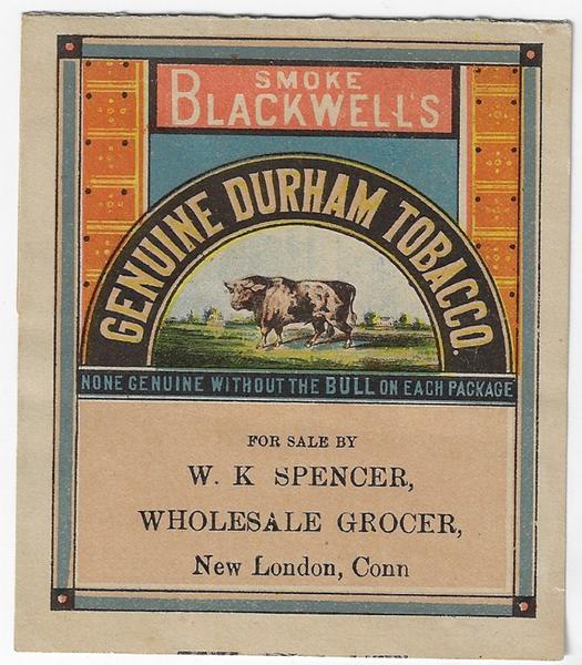 GENUINE DURHAM TOBACCO POLITICAL TRADE CARD