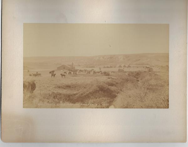 PHOTO OF THE HOME RANGE LITTLE MISSOURI HORSE CO. H-T BRAND