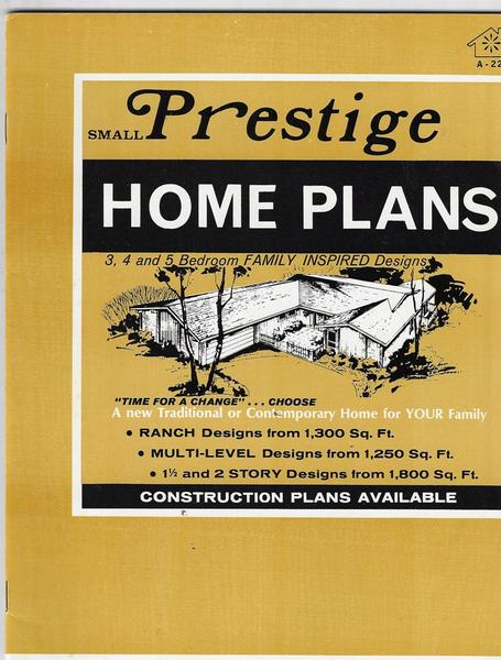 SMALL PRESTIGE HOME PLANS