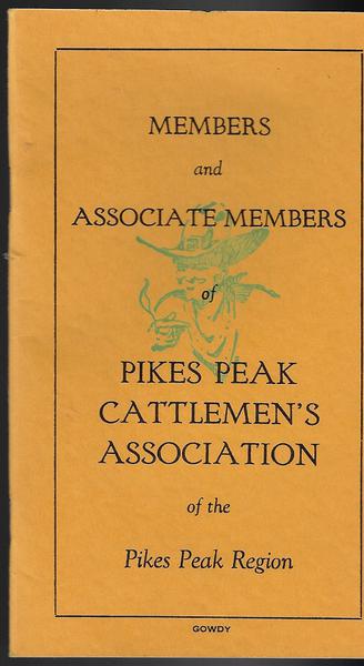 Pikes Peak, Colorado Brand Book - 1956
