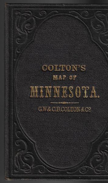 Colton's Map of Minnesota - 1867