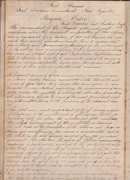 Connecticut Militia Records - 1835-1846