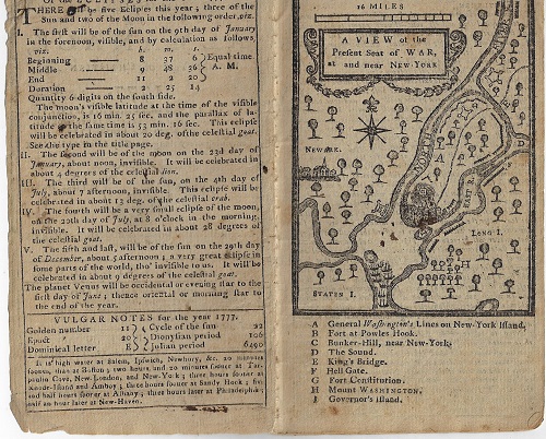 An Astronomical Diary or Almanack, For The Year of Christian Era, 1777