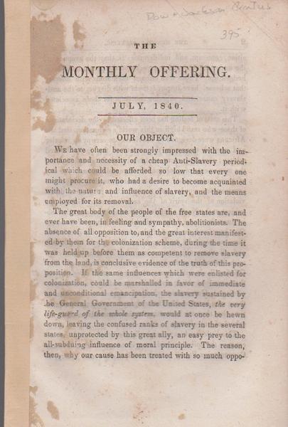The Monthly Offering - July 1840