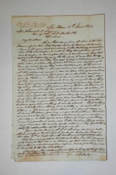 New Orleans - Merchant Samuel Wright Oakey letters