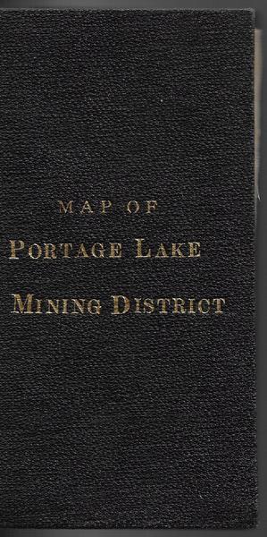 Topographic Map of Portage Lake Mining District - 1888