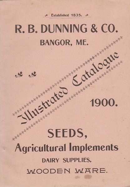 R.B. Dunning and Co. Seed Catalogue - 1900