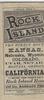 ROCK ISLAND AND PACIFIC RAILROAD - JULY 1879