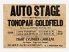 EXTREMELY RARE – AUTO STAGE BETWEEN TONOPAH AND GOLDFIELD
